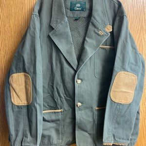 Orvis leather trim field jacket XL
